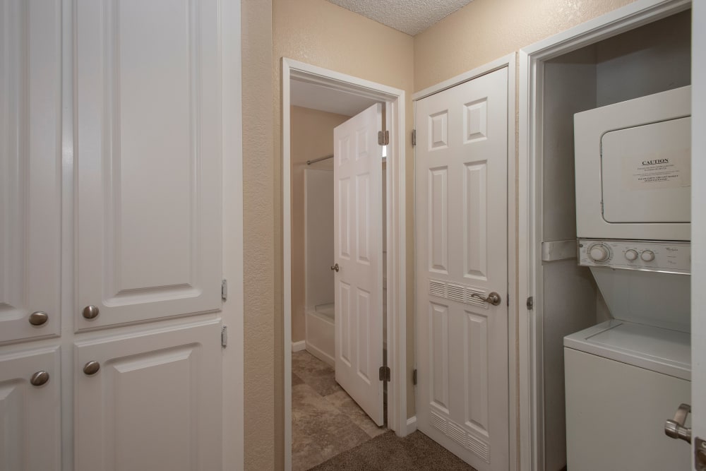 Washer and dryer at Foothill Terrace in Auburn, California