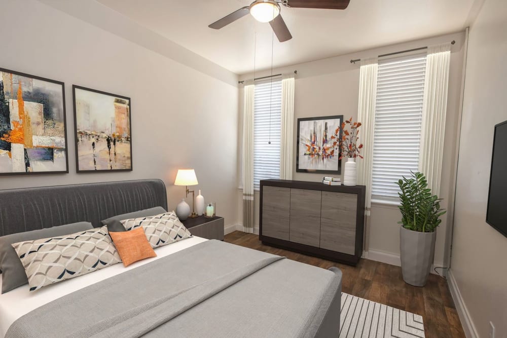 Bedroom at Clarendon House in Sacramento, California