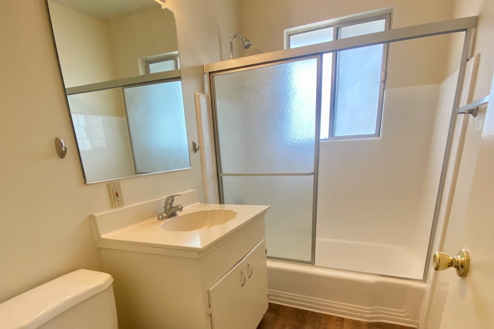 Bathroom at Corabel Lane Apartments in Sacramento, California