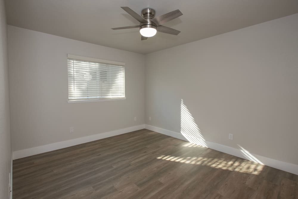 Bedroom area at Meritage Apartments in Lodi, California