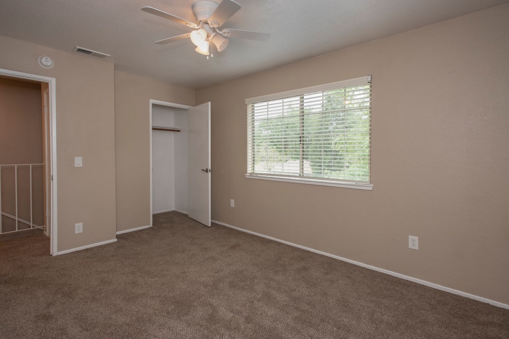 Bedroom at Auburn Townhomes in Auburn, California
