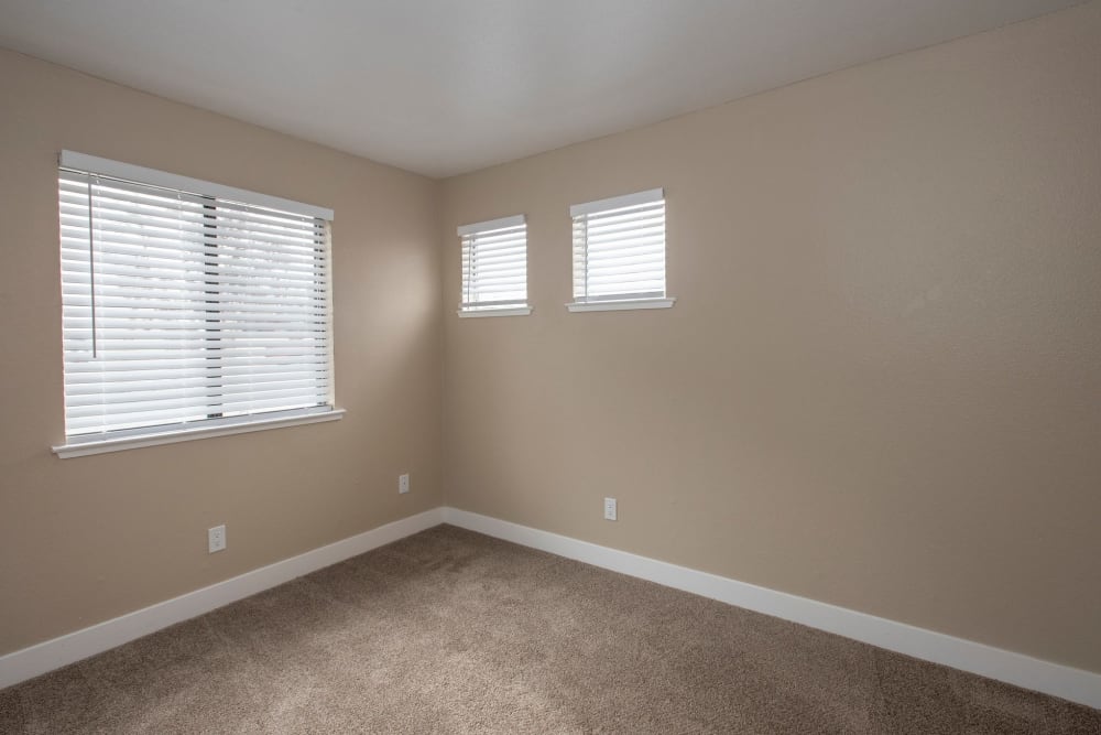 Spacious bedroom at River's Edge Apartments in Lodi, California