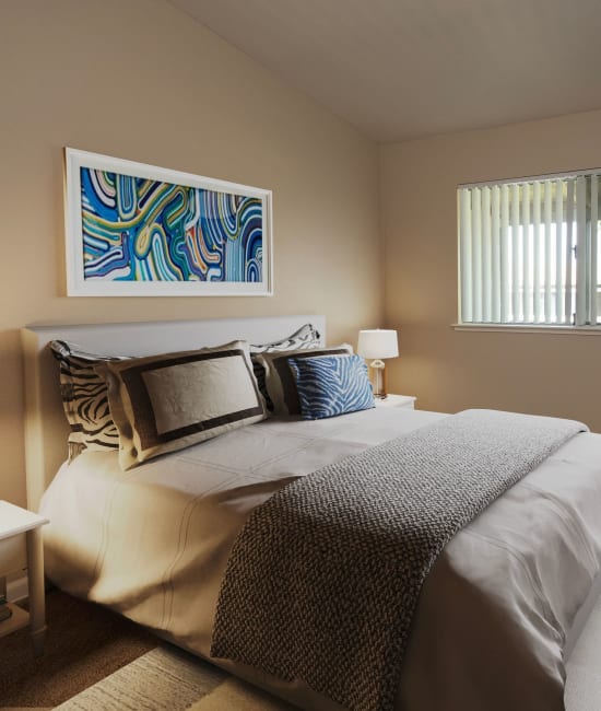 Bedroom at Castle Hill Apartments in Sacramento, California