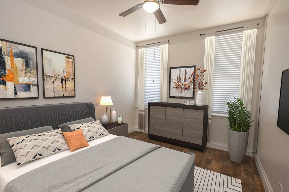 Street entrance to Clarendon House in Sacramento, California