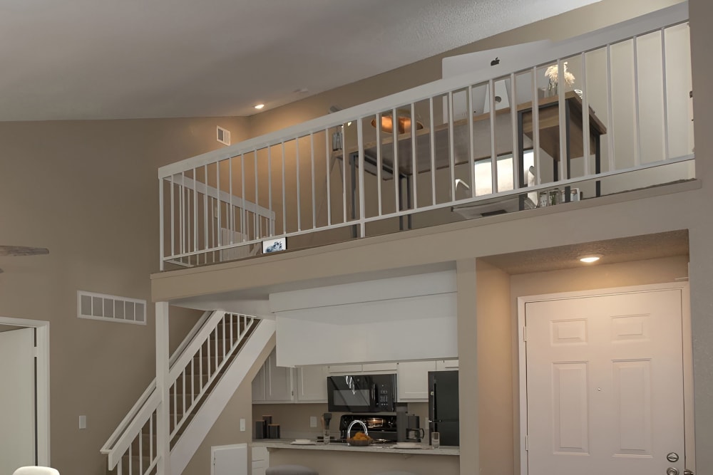 Loft apartment at Huntcliffe Apartments in Fair Oaks, California