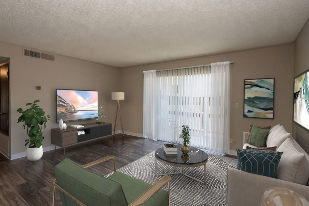 Living room at San Juan Hills in Fair Oaks, California