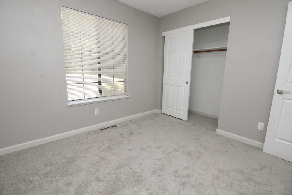 Closet in bedroom at Foothill Terrace in Auburn, California